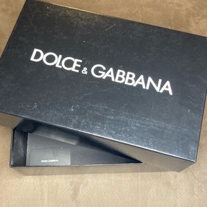 Dolce and Gabana black shoe box